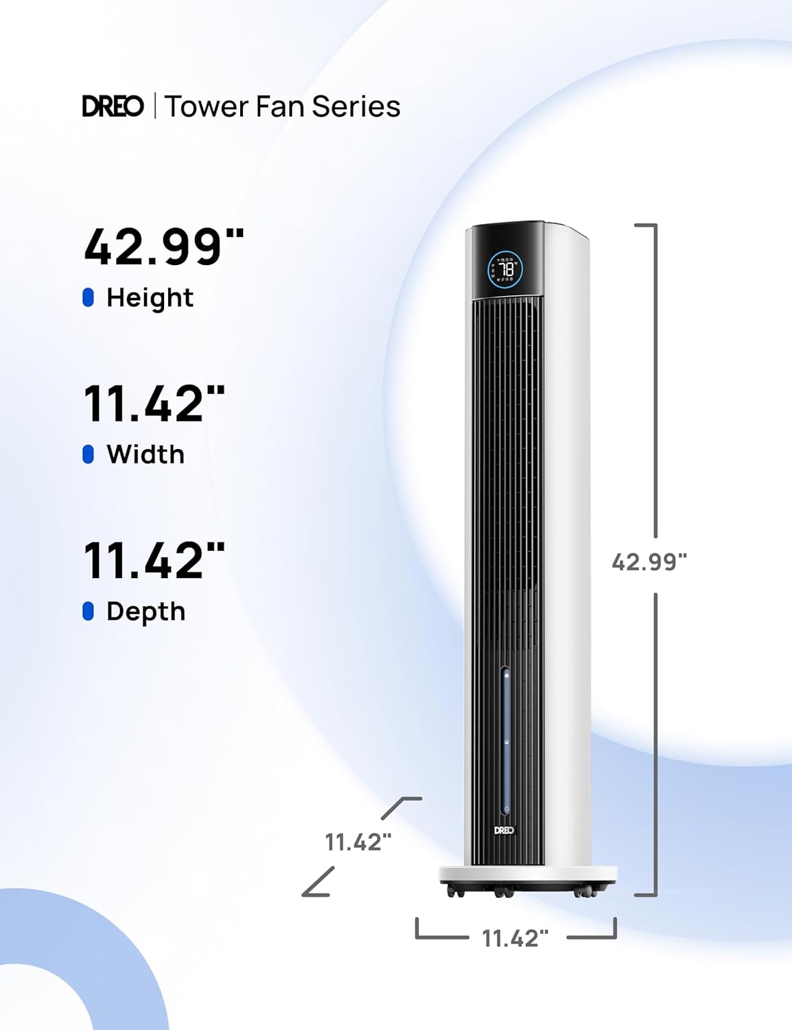 Dreo Evaporative Air Cooler with 4 Speeds and 4 Modes