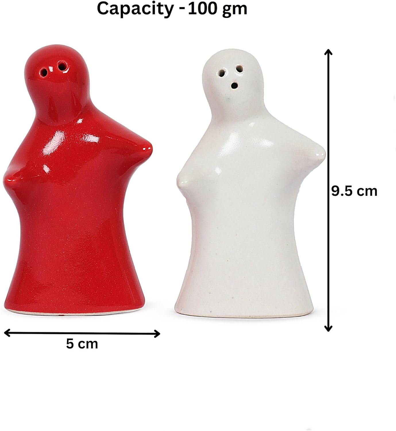 Qimacplus Salt Pepper Shakers Set