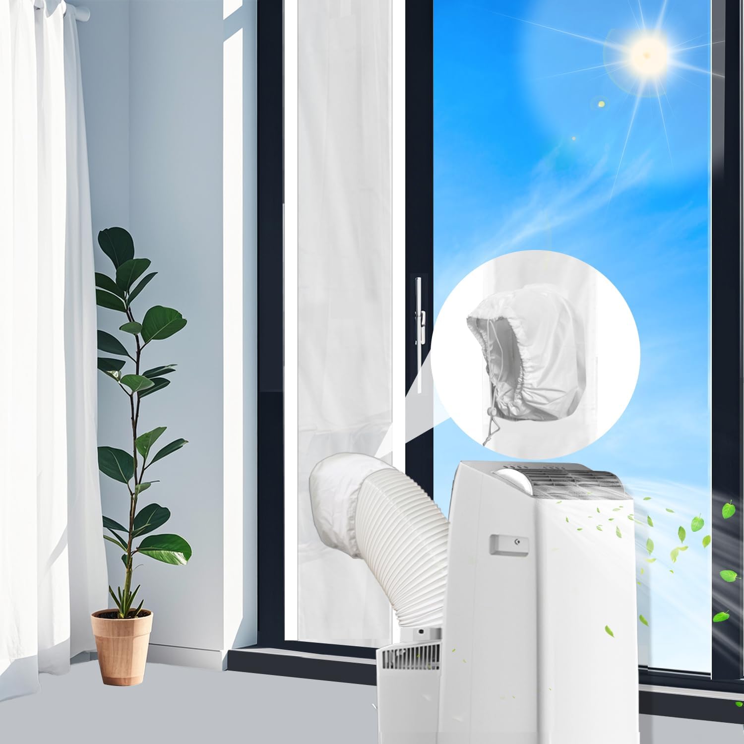 Gulrear Inverter Portable AC Sliding Door Seal Kit