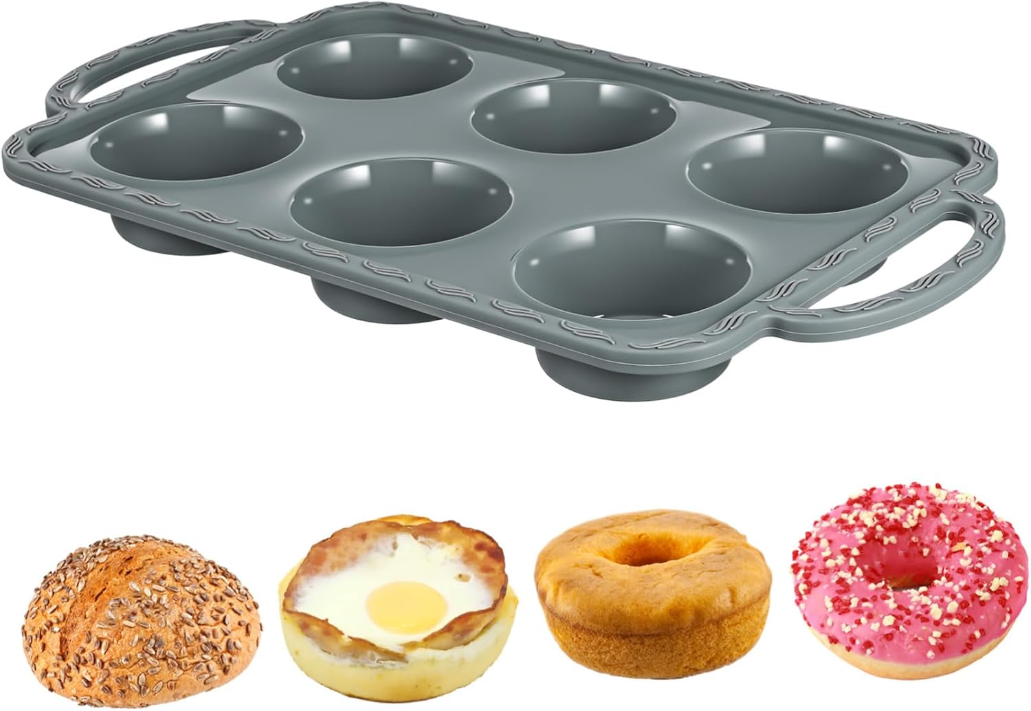 PRETYZOOM Silicone Baking Molds for Creative Desserts