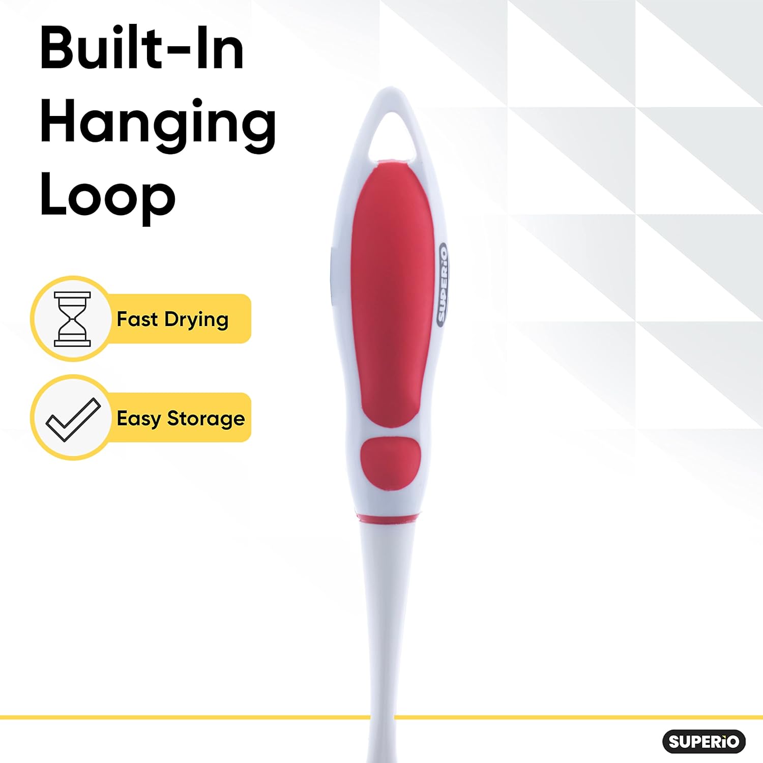 Superio Dish Brush with Handle for Kitchen and Bath