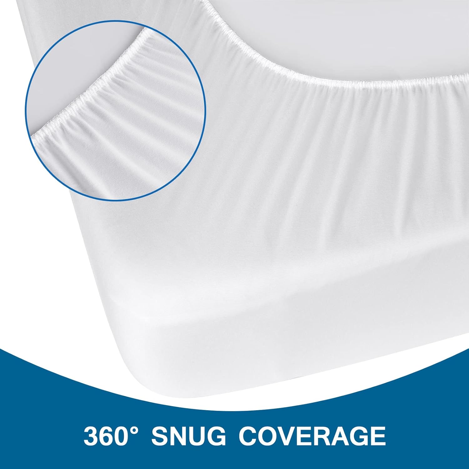Coldwind Twin Fitted Sheet White 39x75
