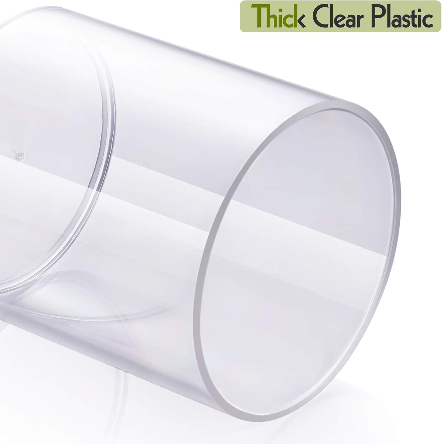 4 Pack Acrylic Q-Tip Holder Dispenser Set