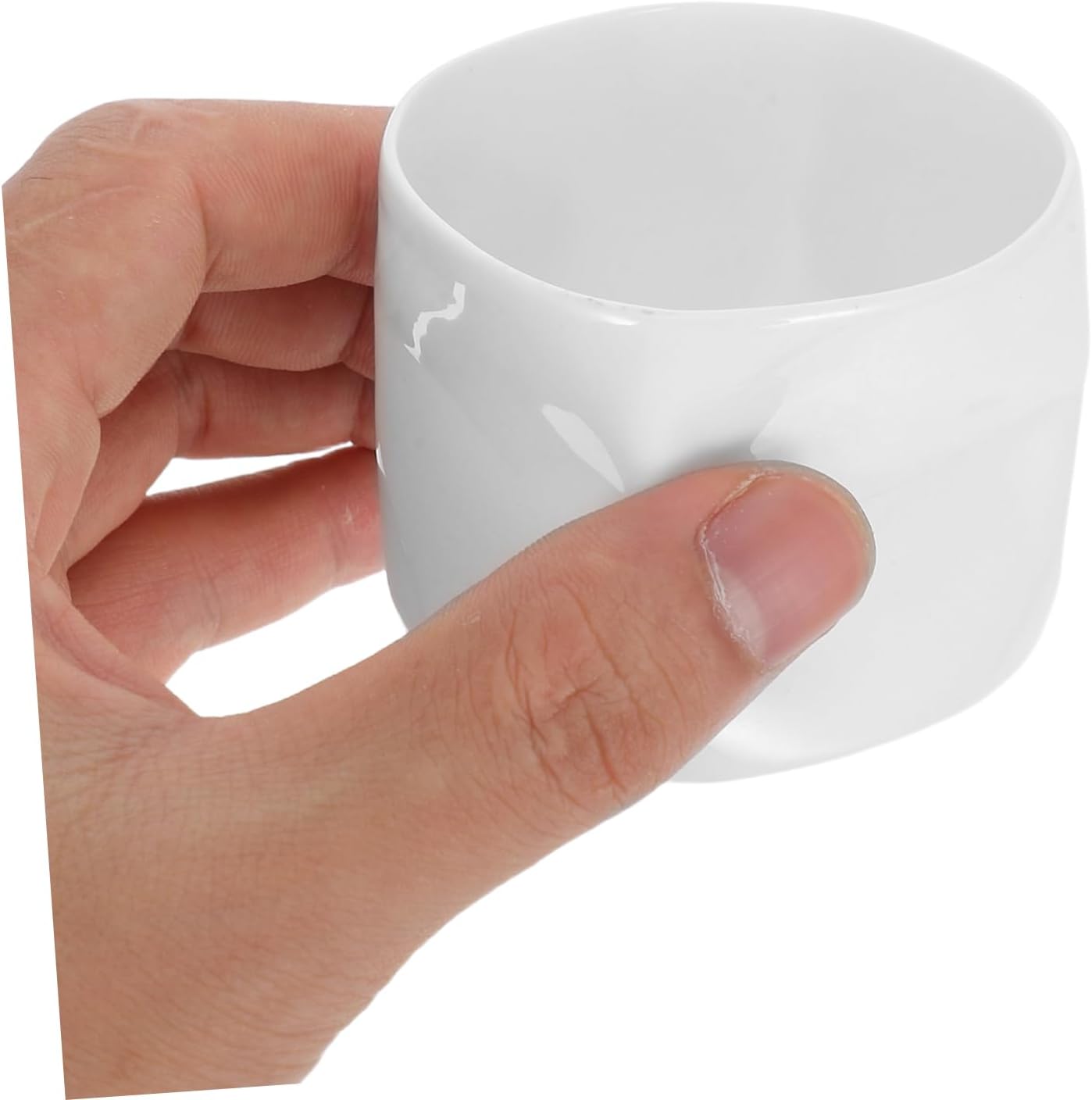 Ipetboom Mini White Porcelain Teacup Candle Holder