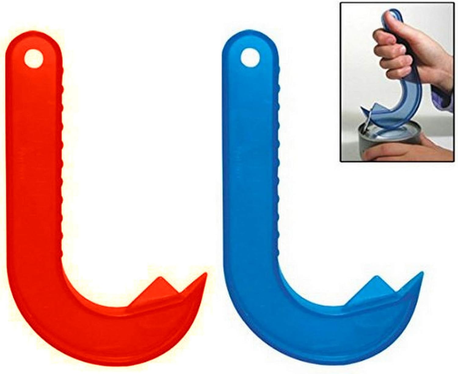 2 Easy Safe Ring Pull Can Opener For Arthritis Hands By ALAZCO