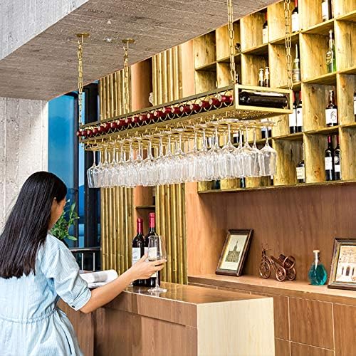 ShyhHts Wall Mounted Wine Rack - 120cm Durable Adjustable Holder