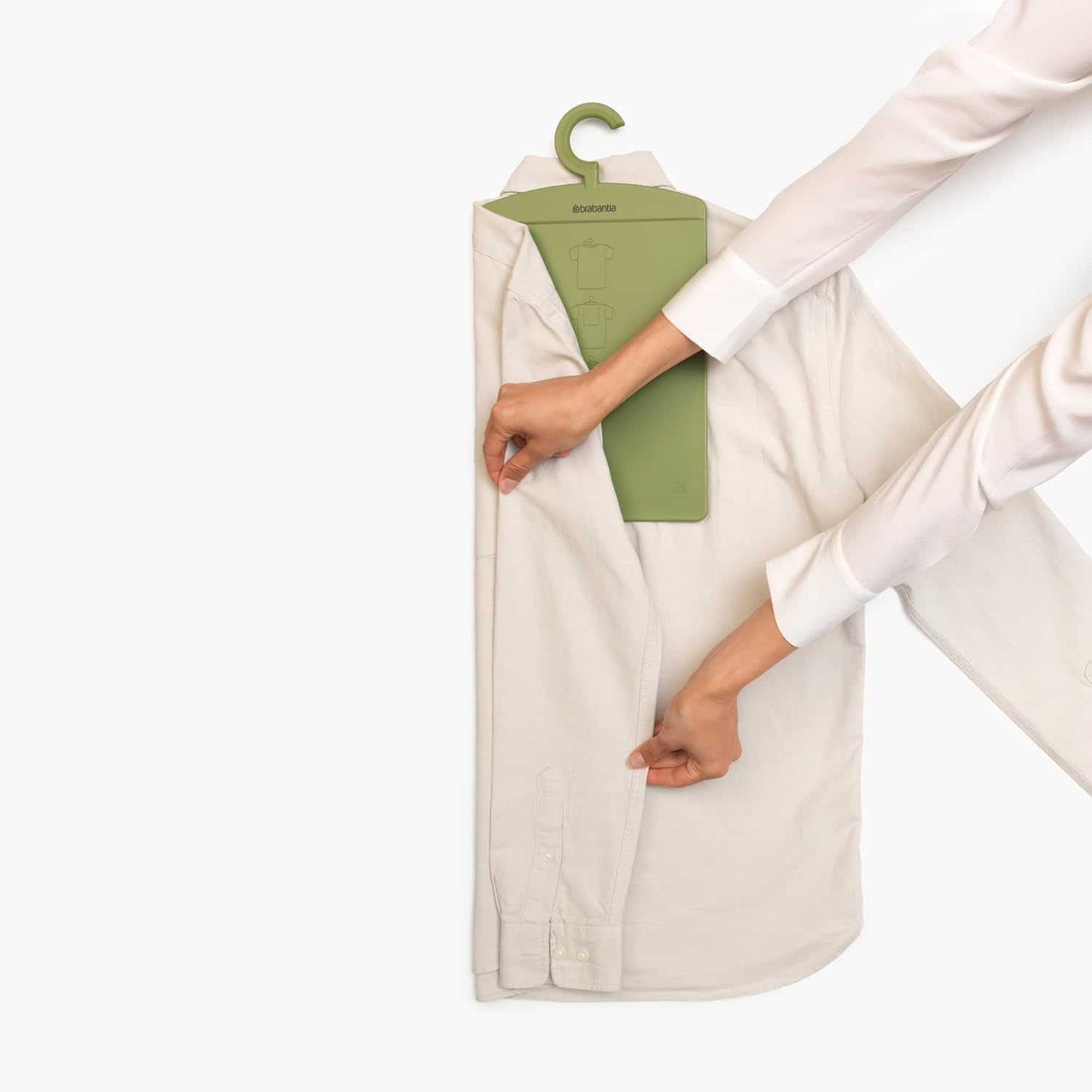Brabantia Folding Board Calm Green Shirt Board Laundry Folder