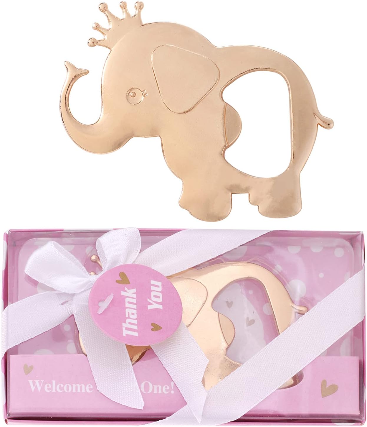 16PCS Baby Shower Favors Elephant Bottle Opener Gift