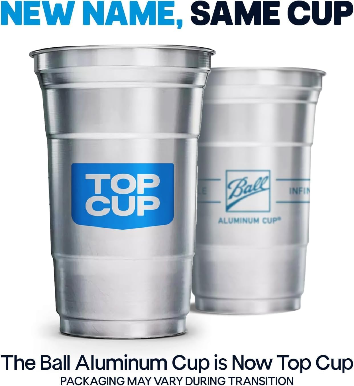 Top Cup by Ball 20 Ounce Reusable Aluminum Party Cups 30 Count