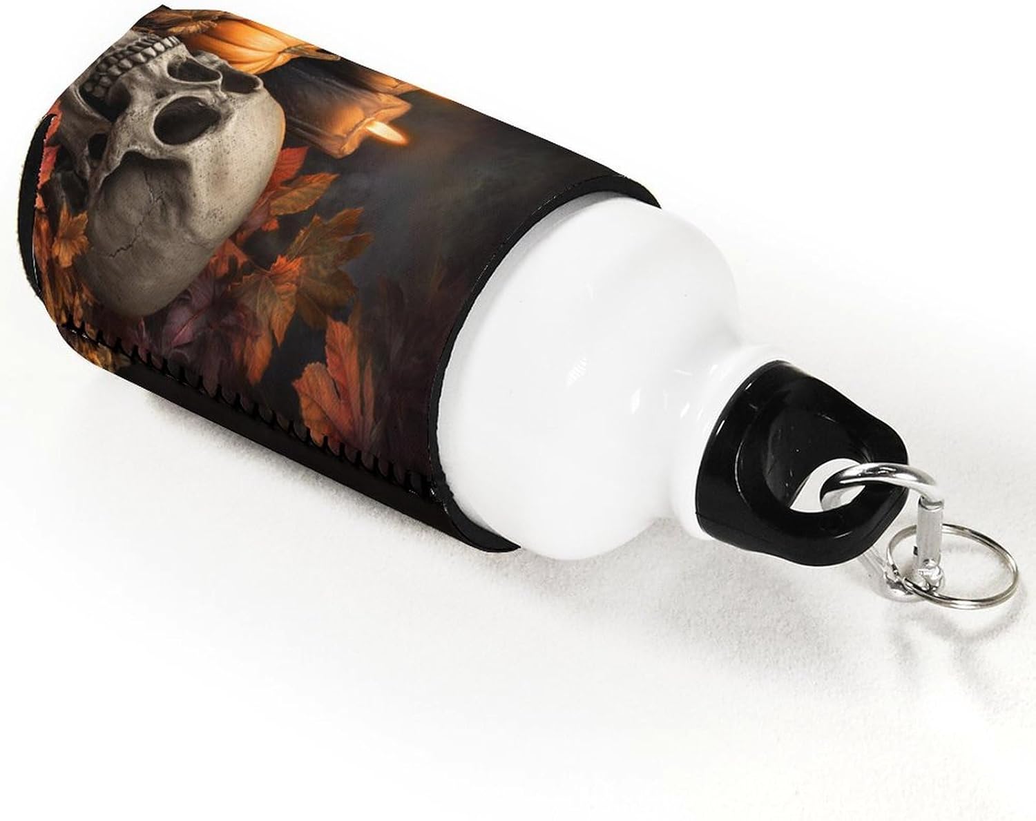 Halloween Skull Can Cooler Sleeve for Beer and Candles