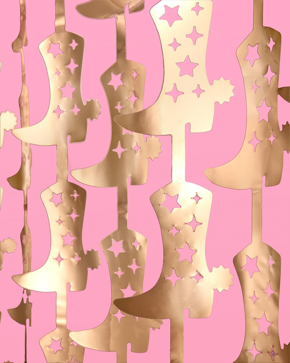 Xo Fetti Gold Foil Boot Curtains Set of 2