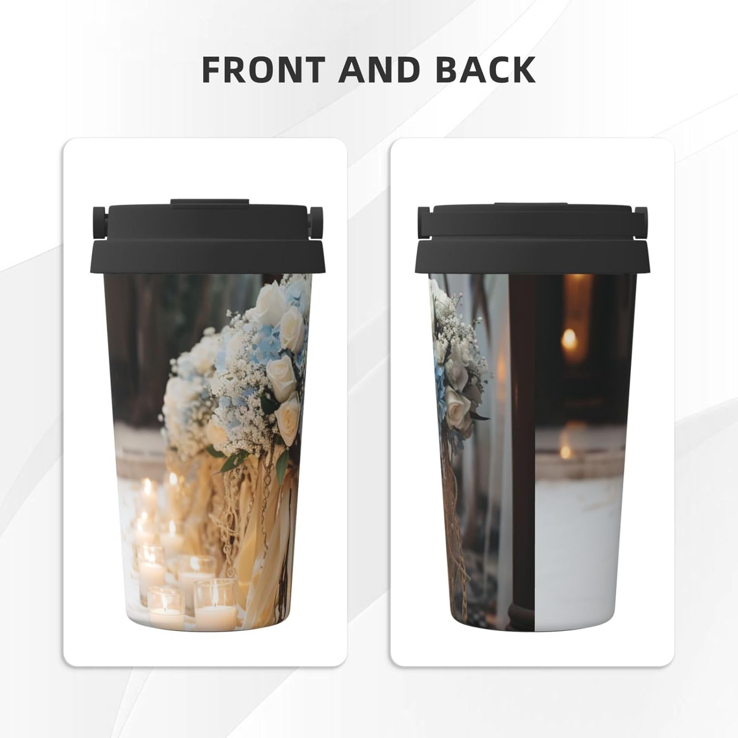 18oz Insulated Coffee Mug with Flip Lid