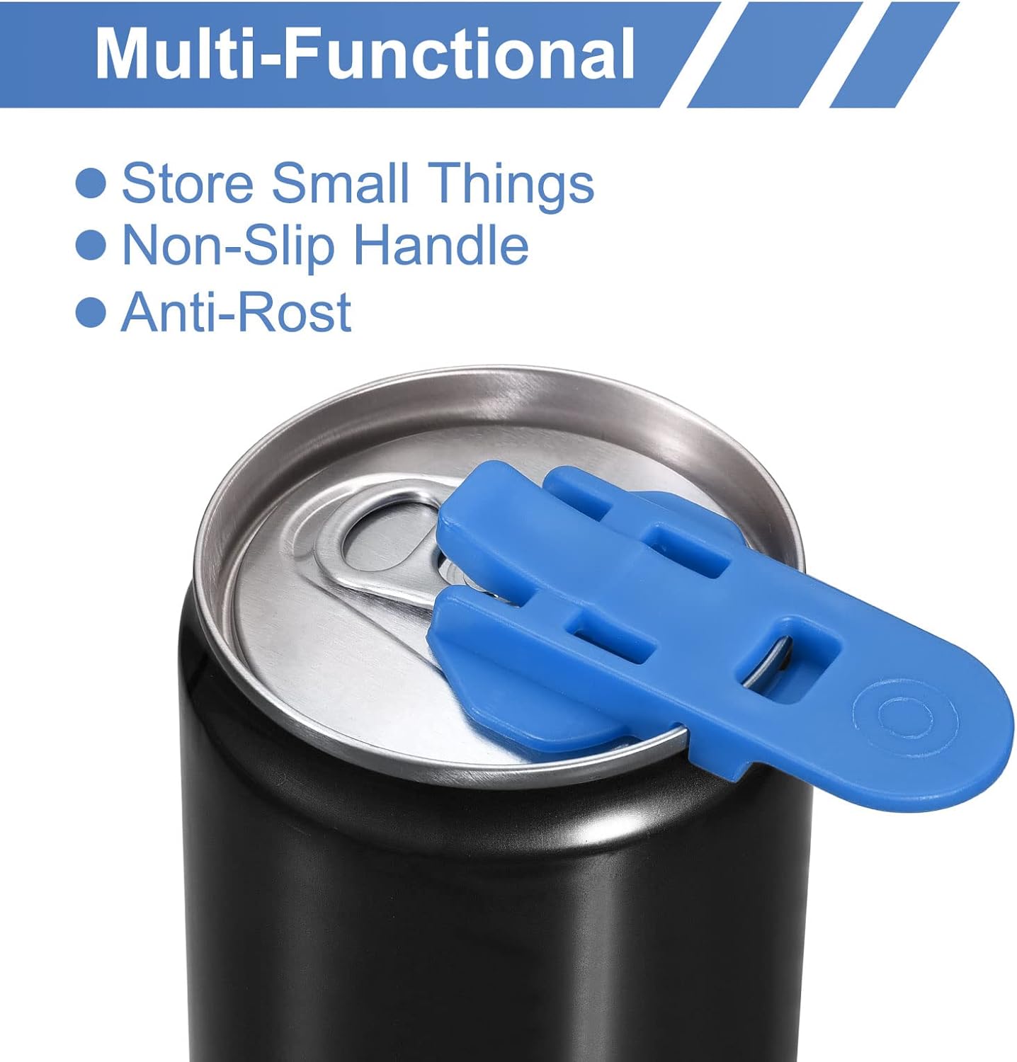 Uxcell Manual Easy Can Opener 2pcs Blue