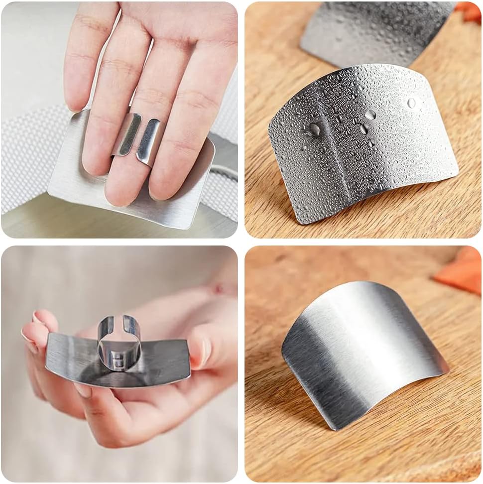 Stainless Steel Finger Guard 6 Pcs Set