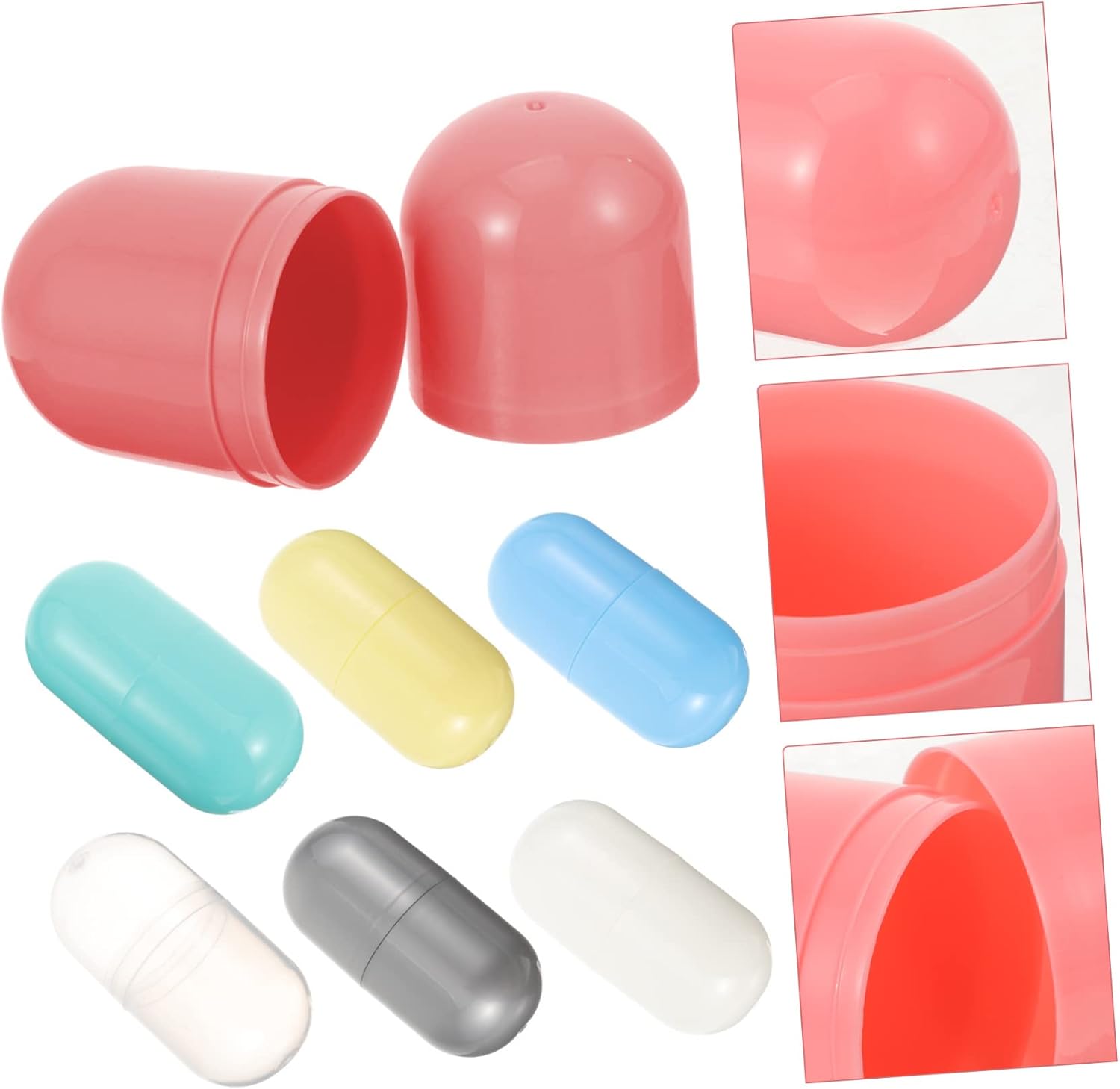 21 Pcs Clear Plastic Easter Egg Storage Container