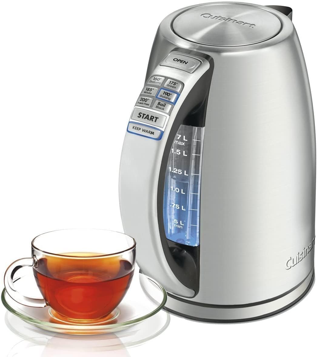 Cuisinart 17-Liter Electric Kettle with 6 Temperatures and Deluxe Can Opener