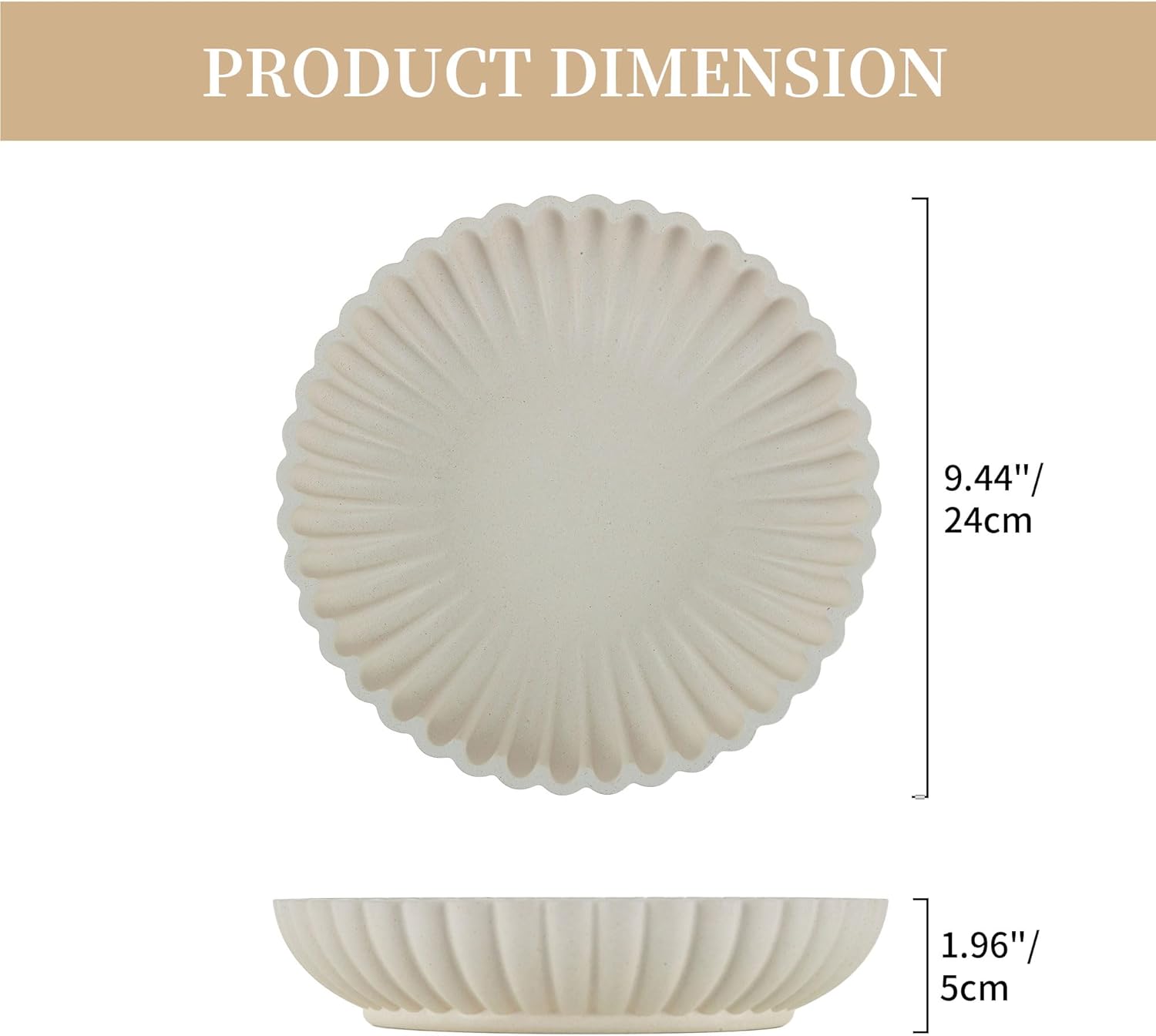 Hanobe Decorative Centerpiece Bowl for Home