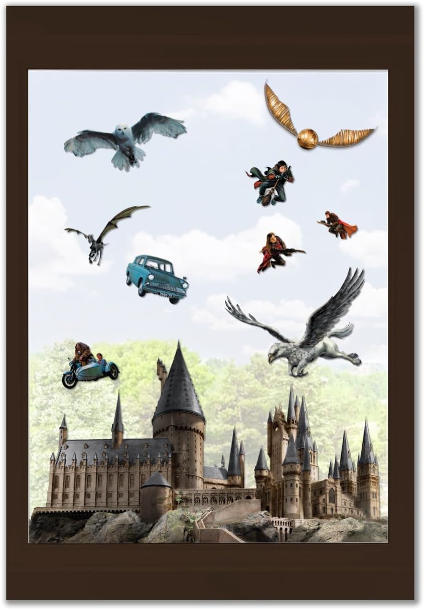 Conquest Journals Hogwarts Castle Window Cling Set