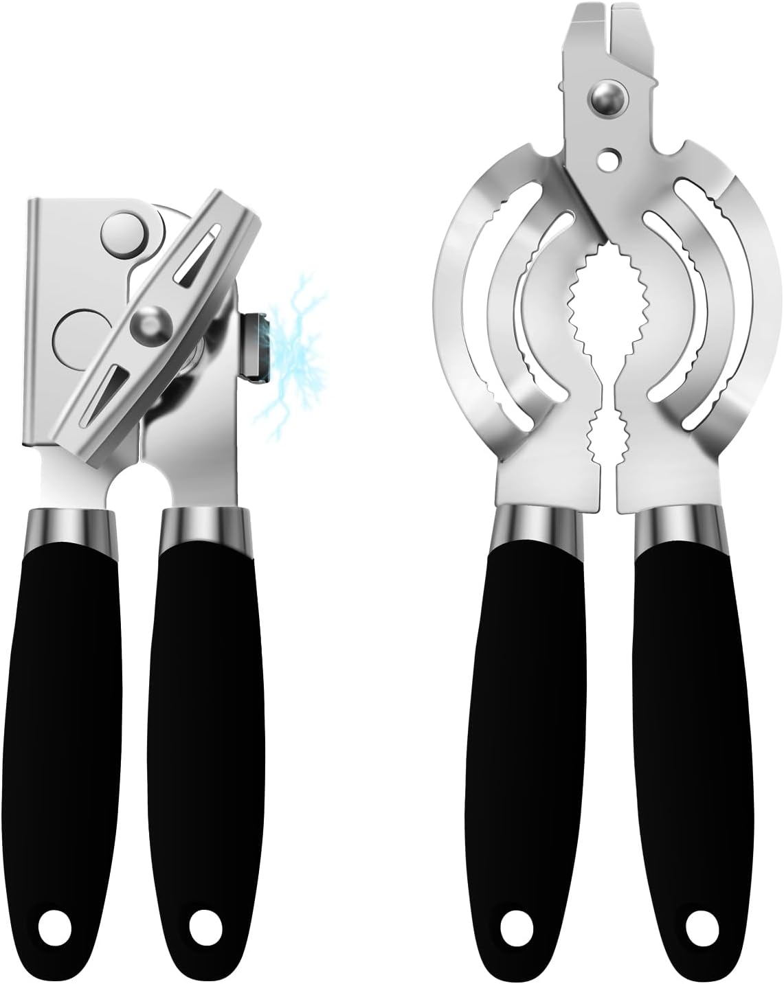 Heavy Duty Manual Can Opener 2 Pack Black