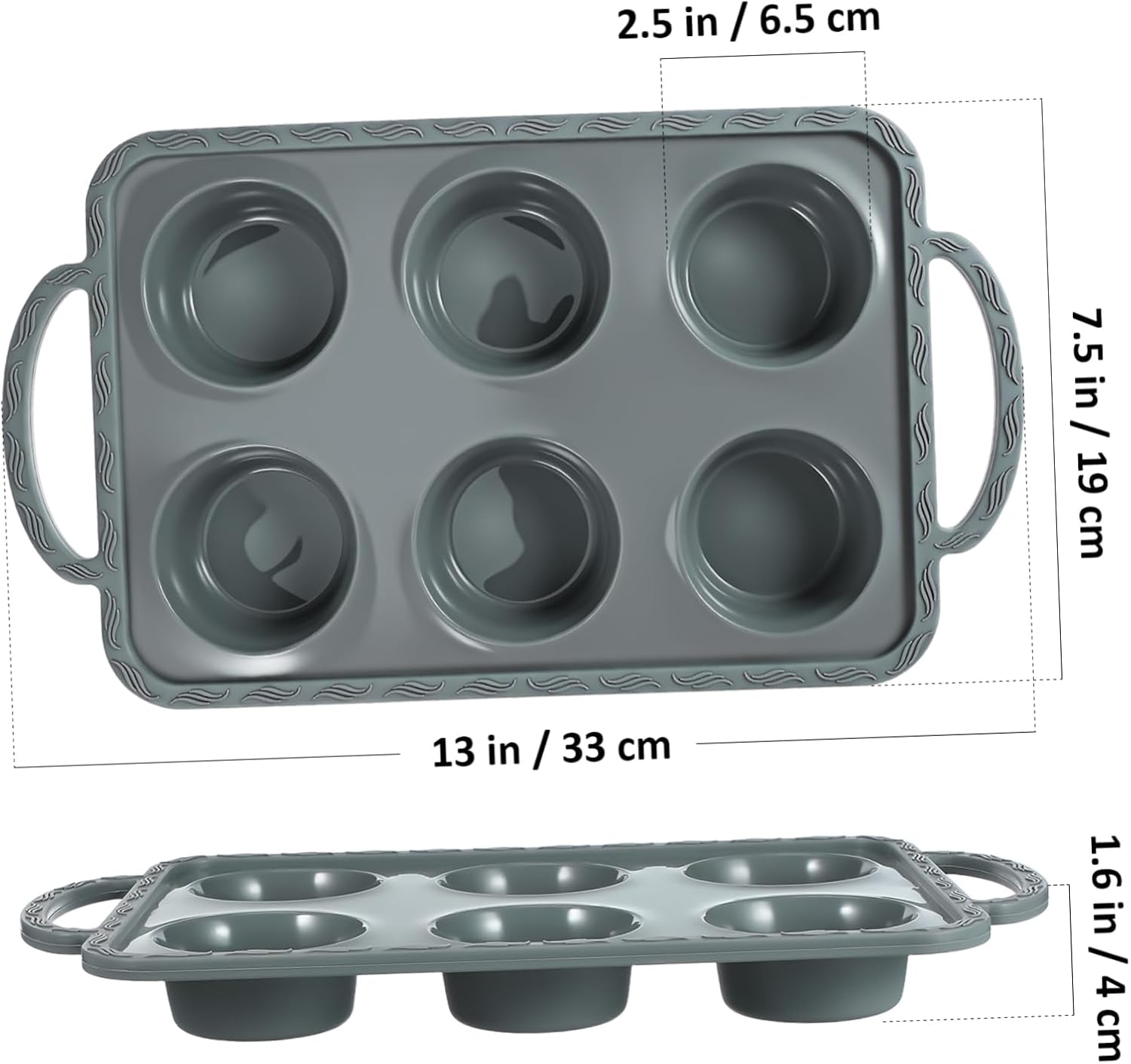 PRETYZOOM Silicone Baking Molds for Creative Desserts