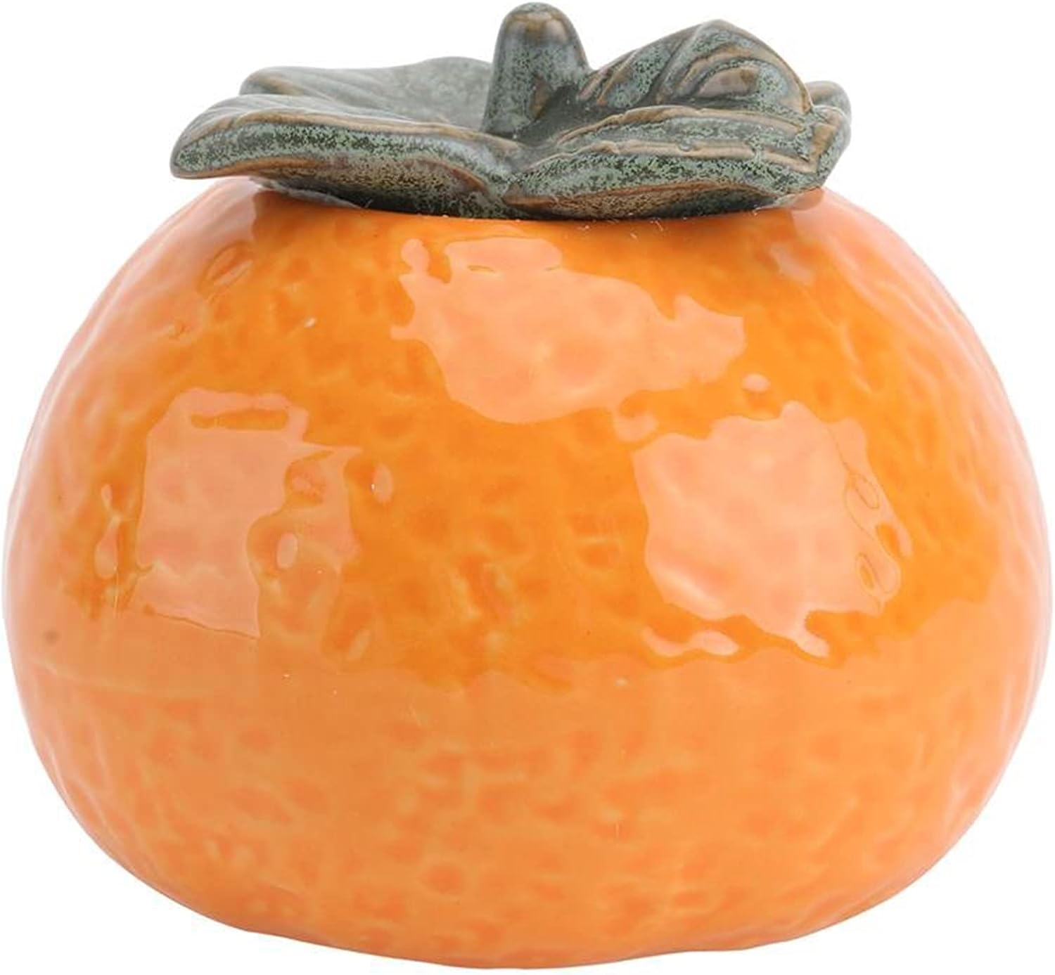 GRFIT Ceramic Tea Jar Orange Shape 1 Piece