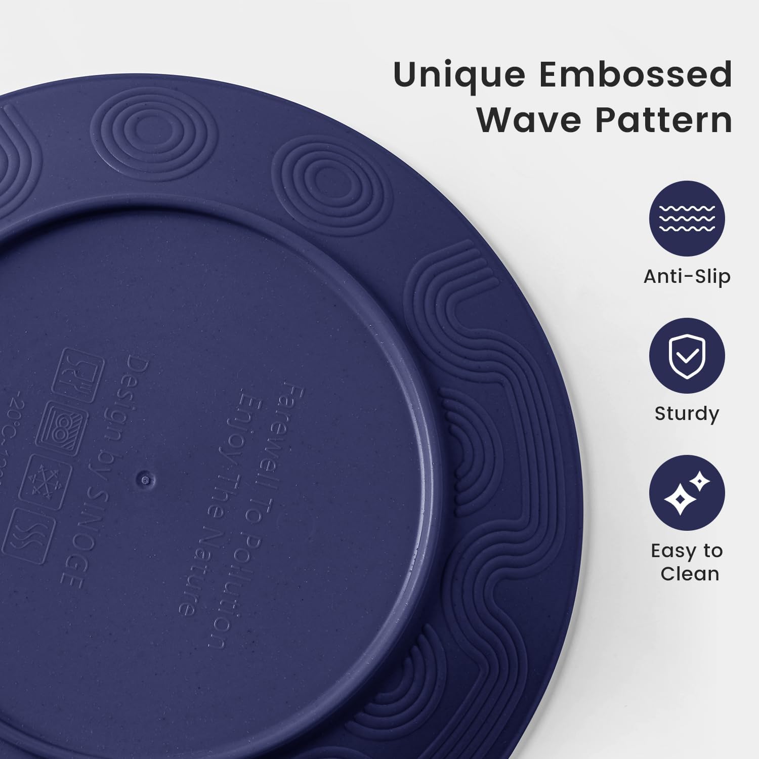 PYRMONT 16PCS Wheat Straw Dinnerware Set for 4