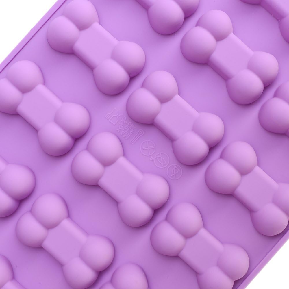 homEdge Puppy Paw and Bone Silicone Molds Set of 4PCS