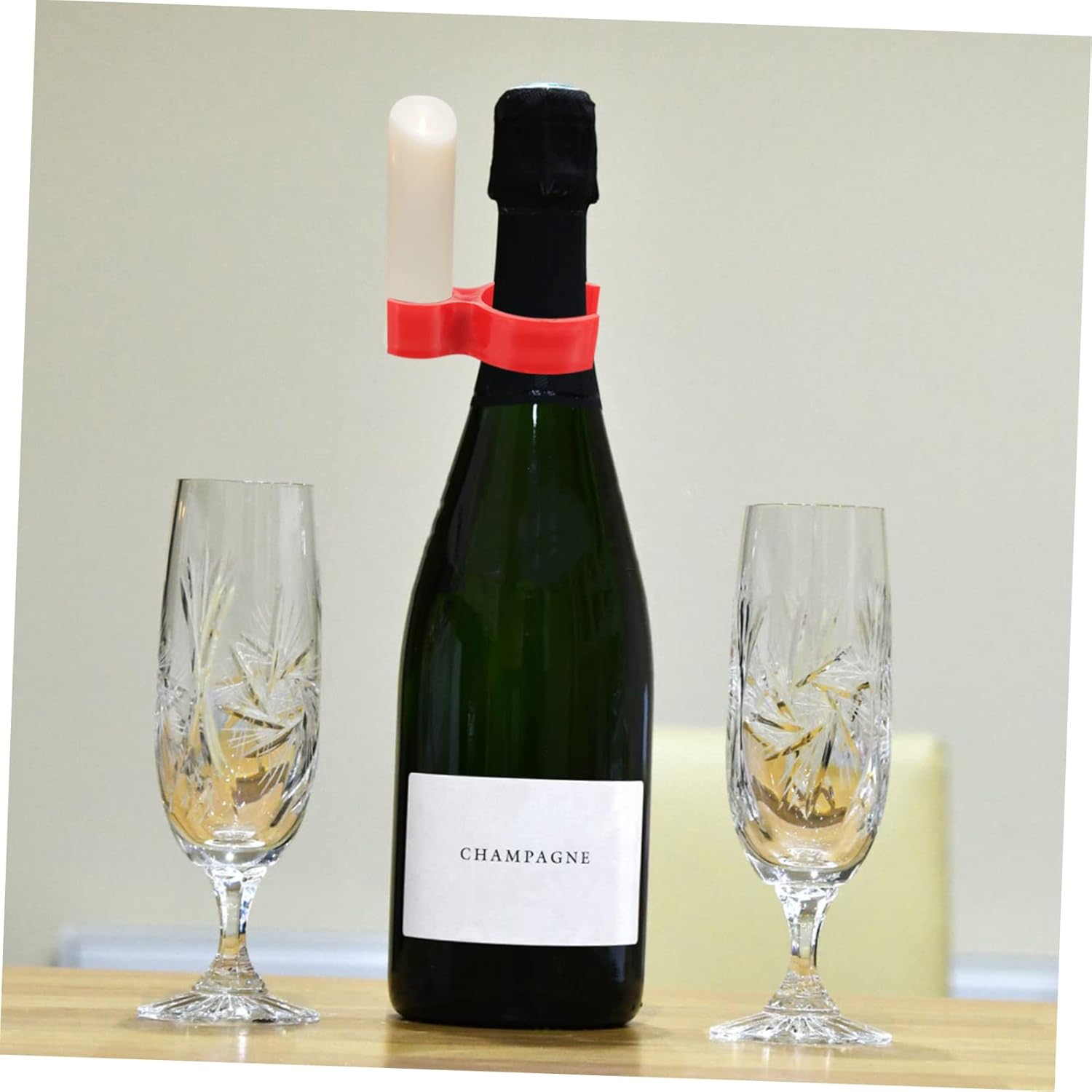 Alipis 10pcs Wine Bottle Candle Clip Holder