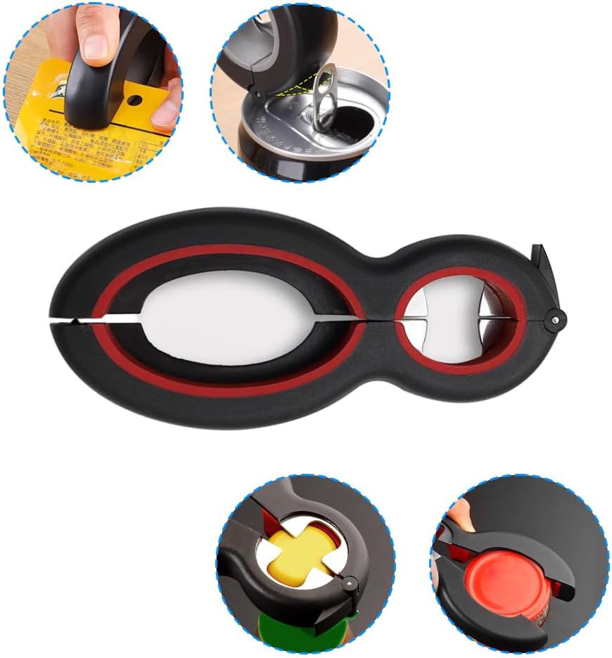 6 in 1 Jar Opener for Weak Hands and Seniors