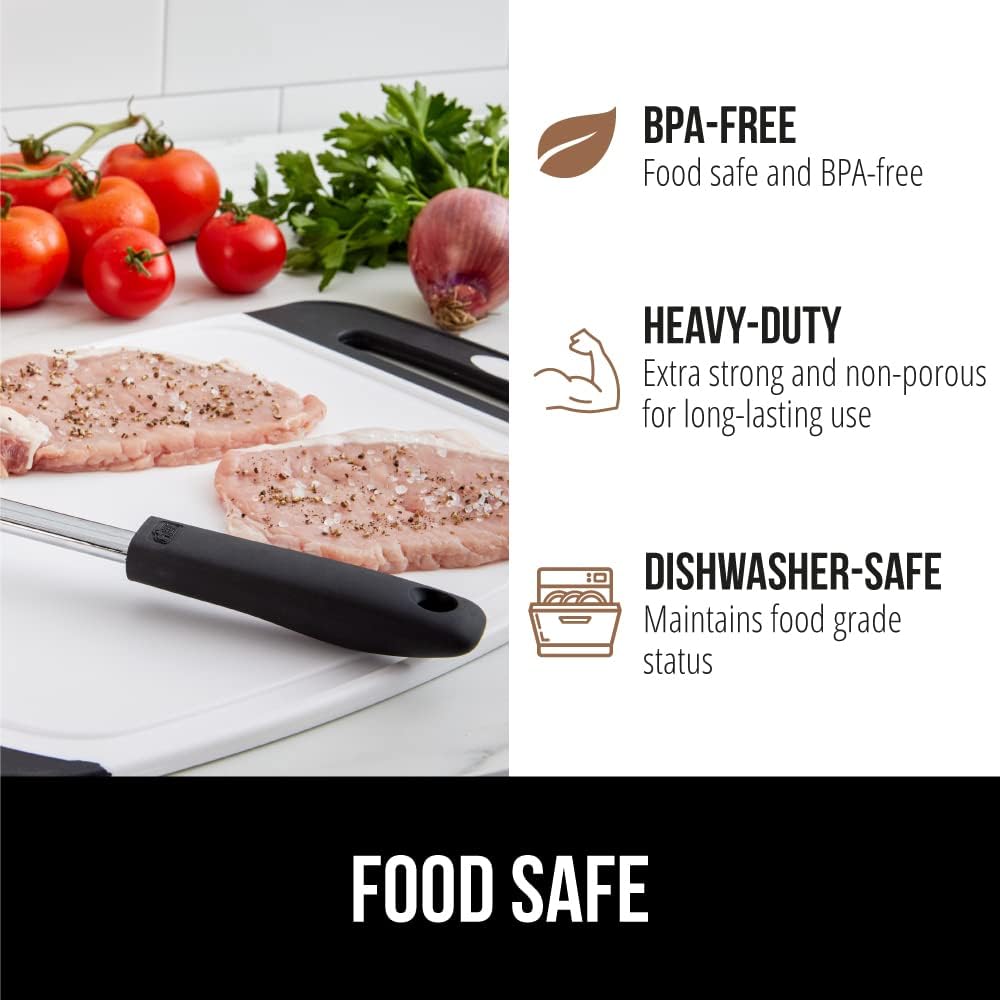 GORILLA GRIP BPA Free Reversible Cutting Board Set of 3