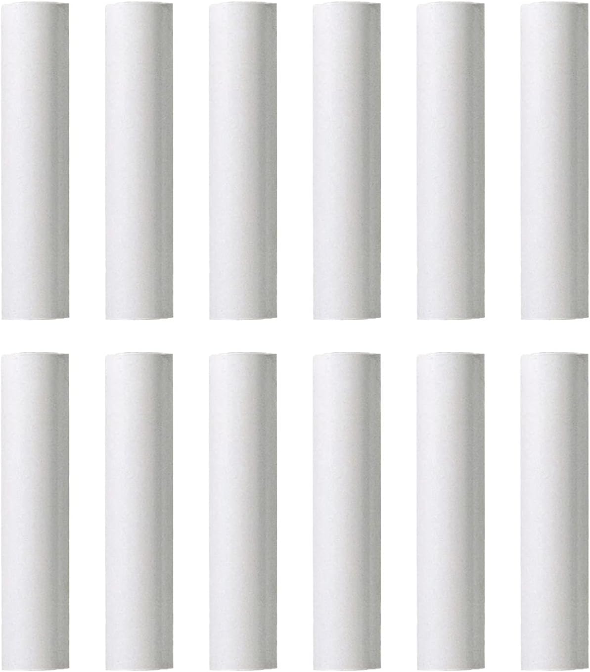 Ciata 12 Pack 5 Inch White Plastic Candle Covers