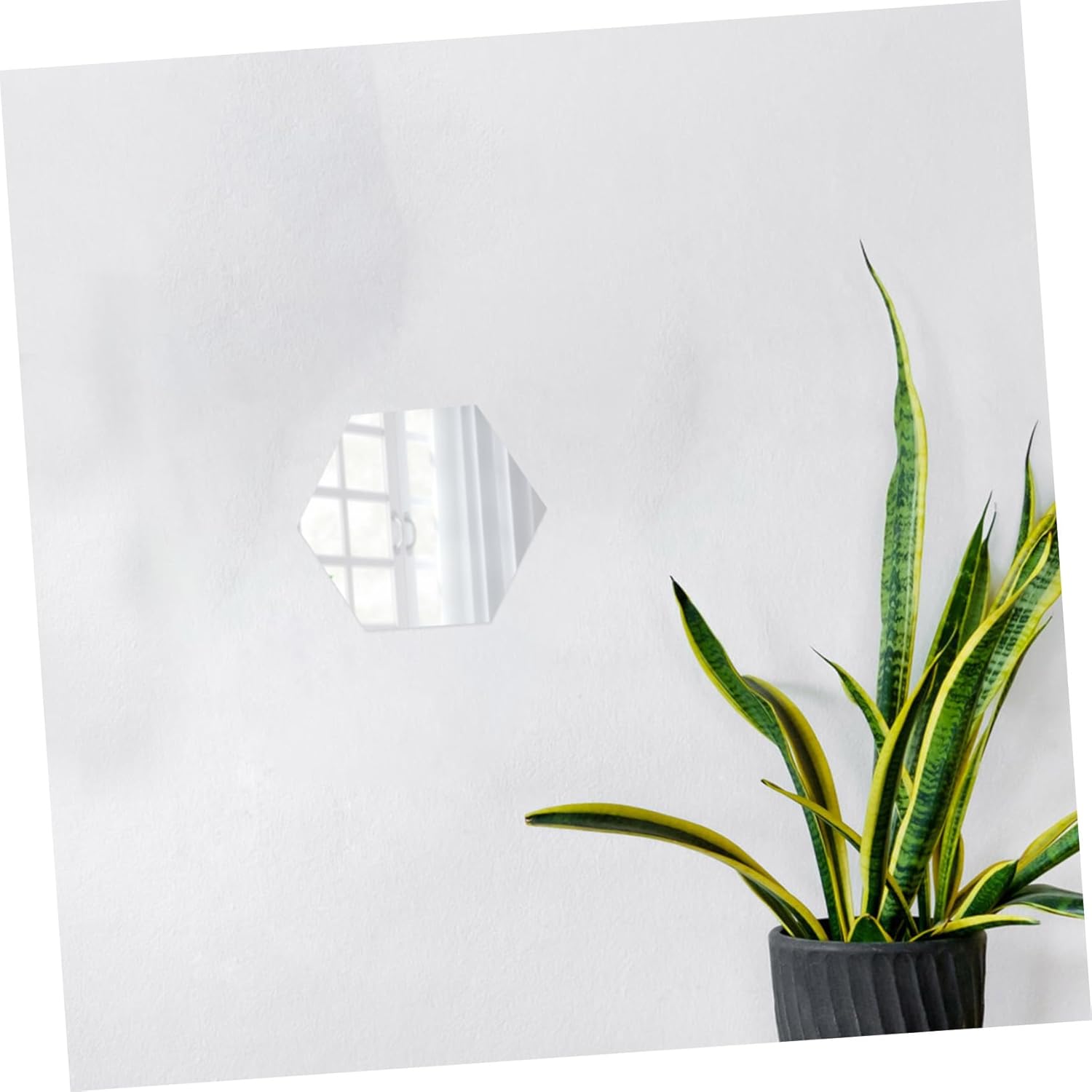 Cabilock Acrylic Hexagon Wall Mirror for Home Decor