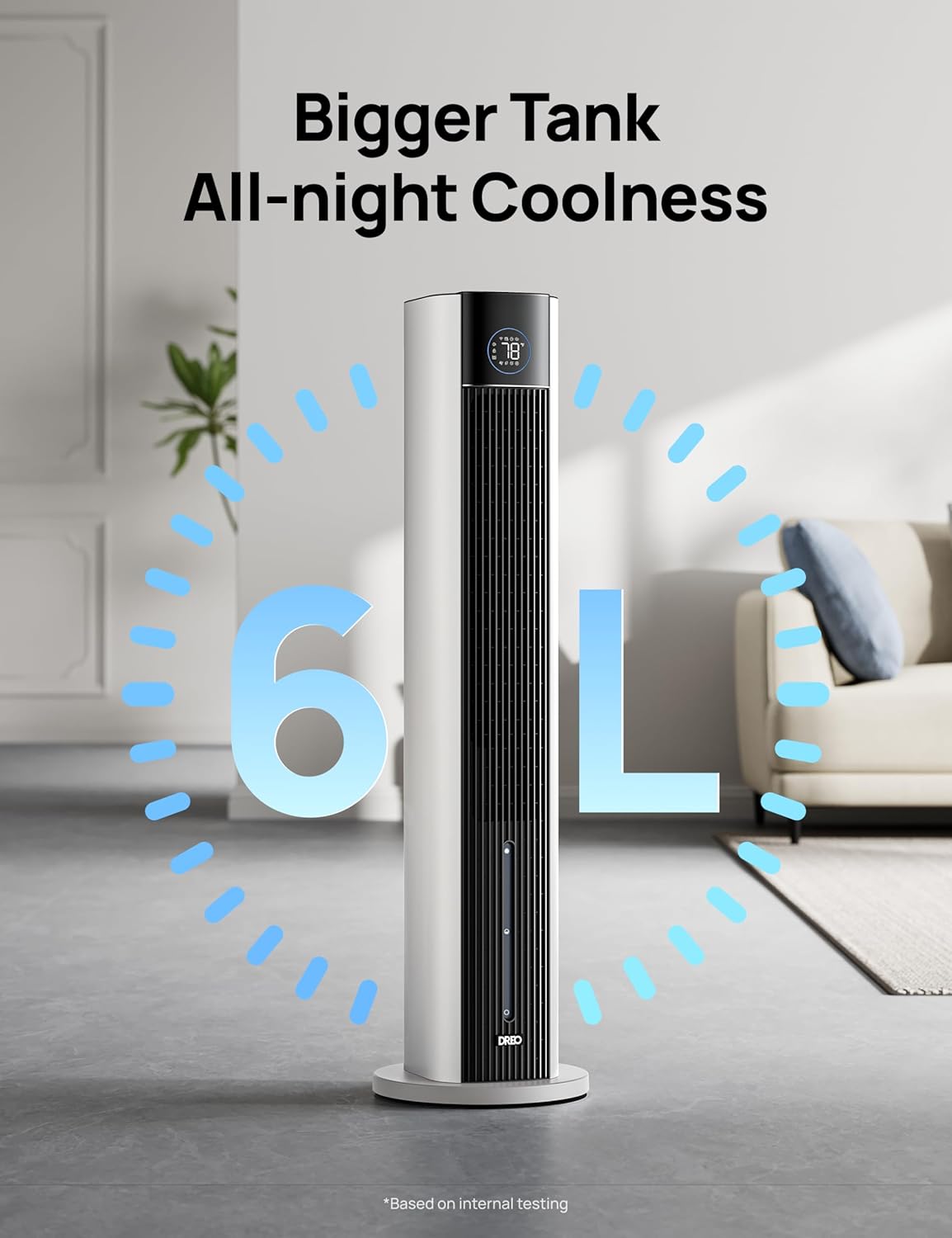 Dreo Evaporative Air Cooler with 4 Speeds and 4 Modes