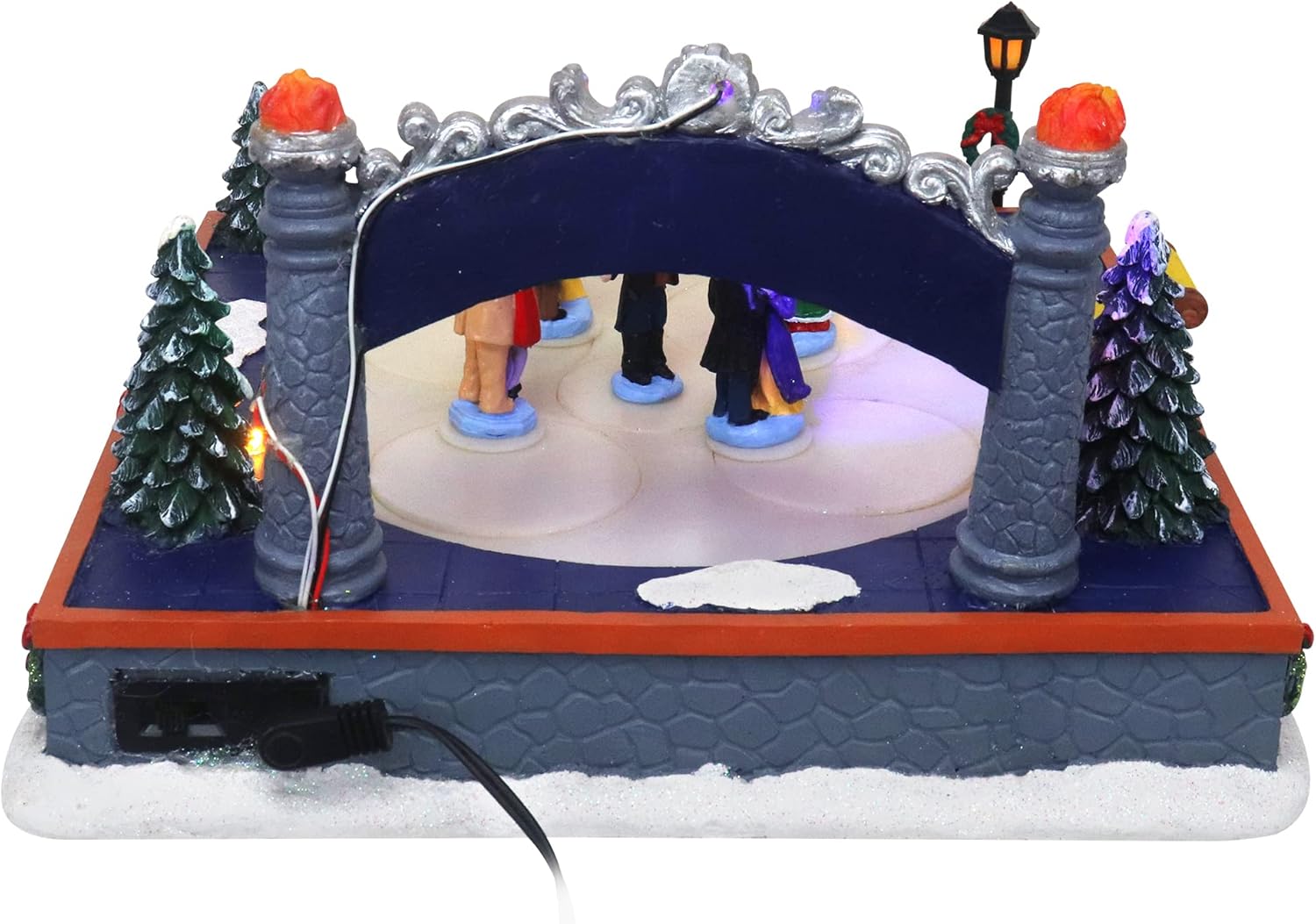 Animated Christmas Village Ballroom Dance Figure