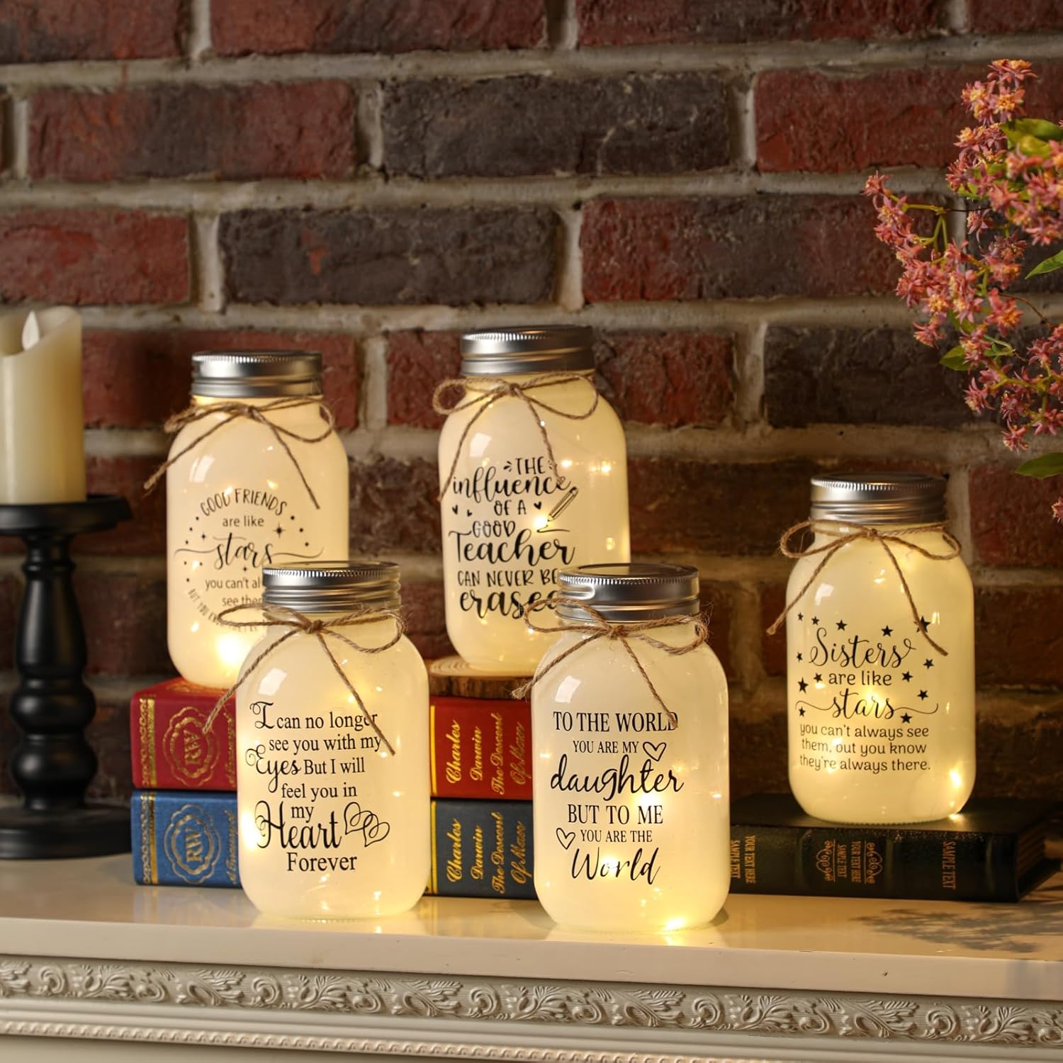 Maracco Friendship Gift Mason Jar Night Light 1
