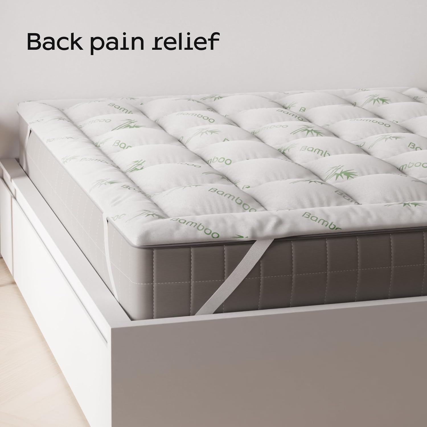 Ultra Soft Twin Mattress Topper for Back Pain Relief and Cool Sleep