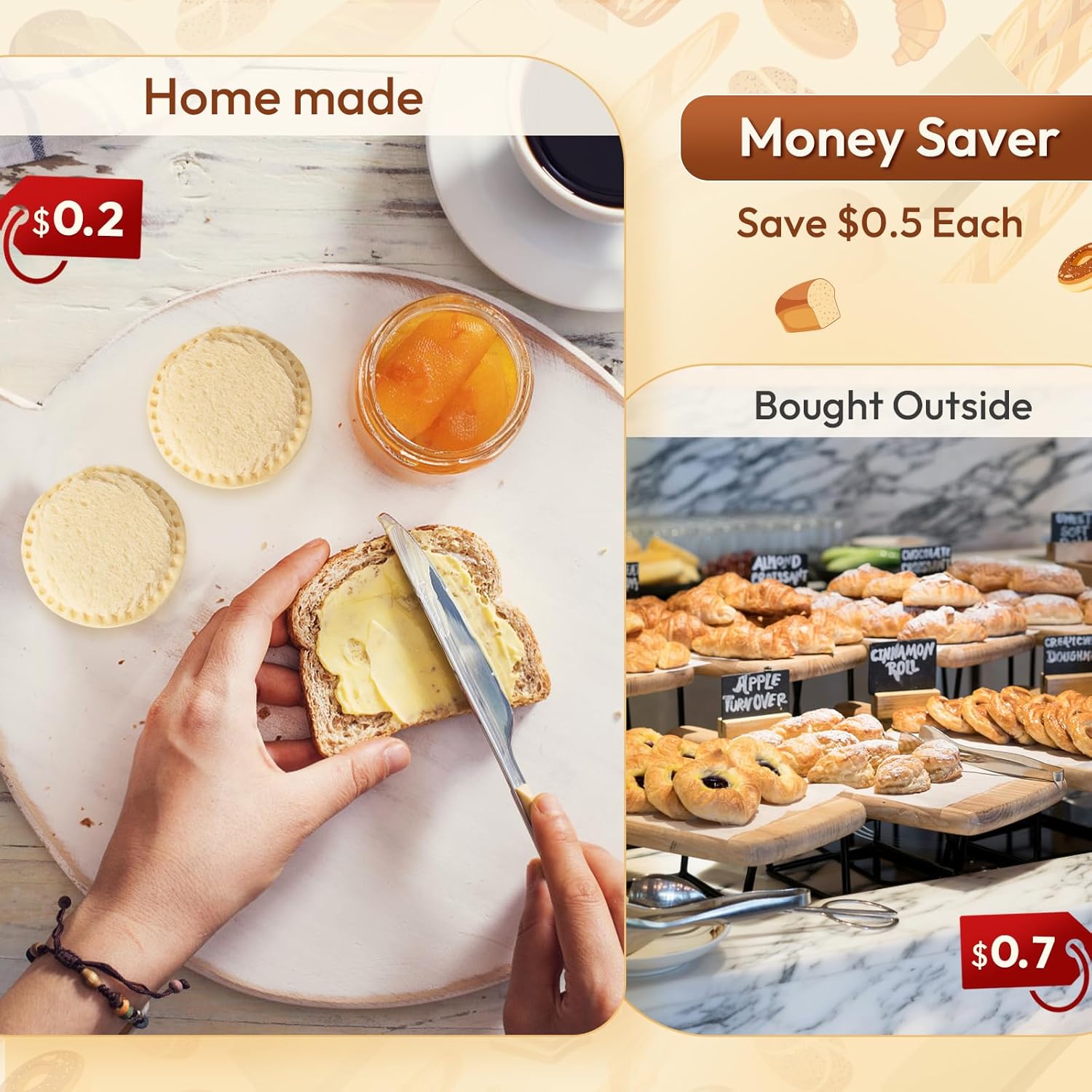 Gelbira Sandwich Cutter and Sealer Set
