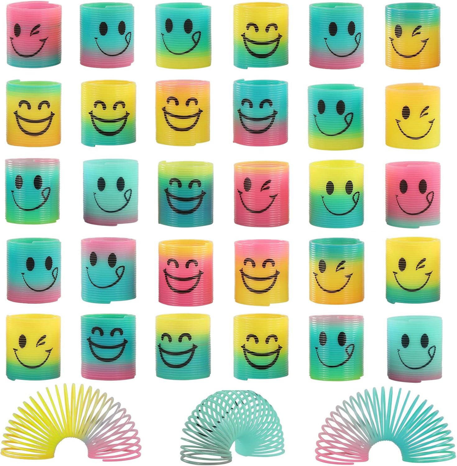 30 Pack Spring Rainbow Magic Fidget Toys for Kids