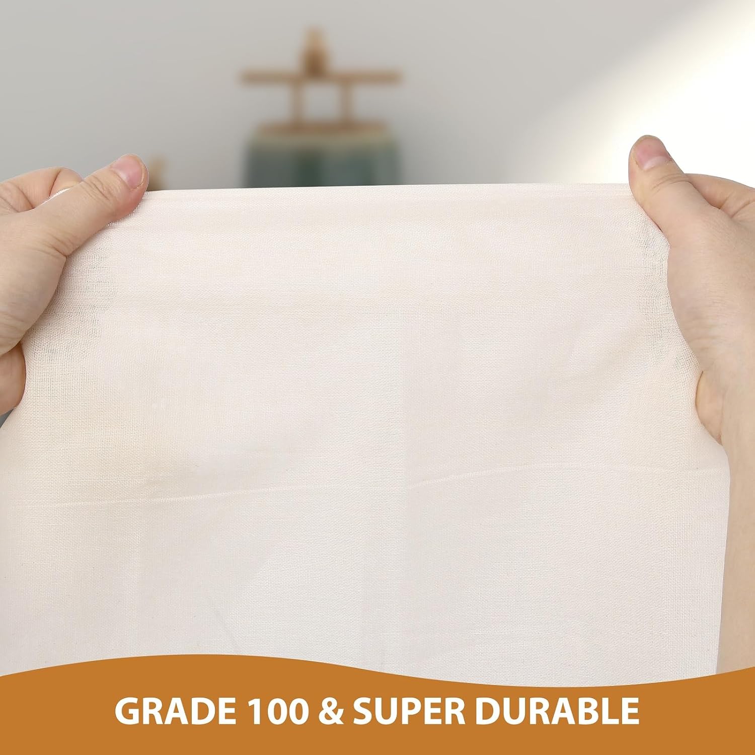 8 PCS Reusable Cheese Cloths for Straining and Brewing
