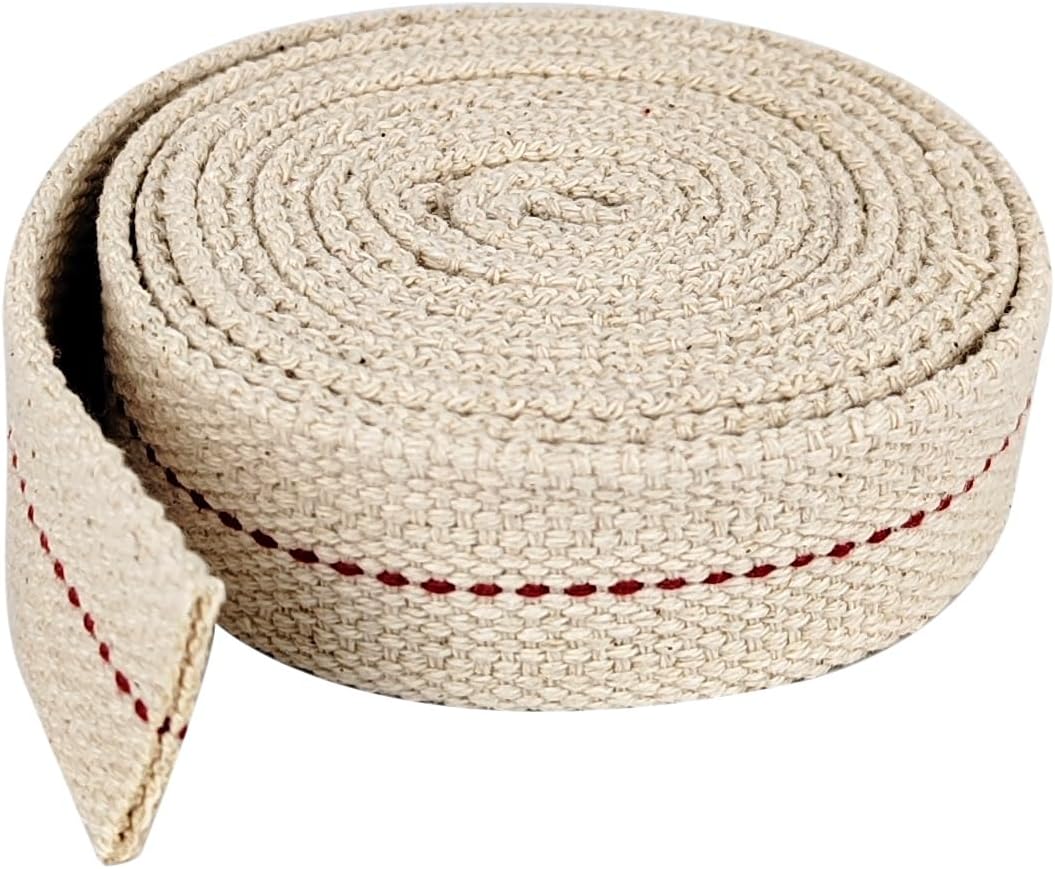 1 Roll 65 Feet Oil Lamp Wick 1 Inch Flat Cotton