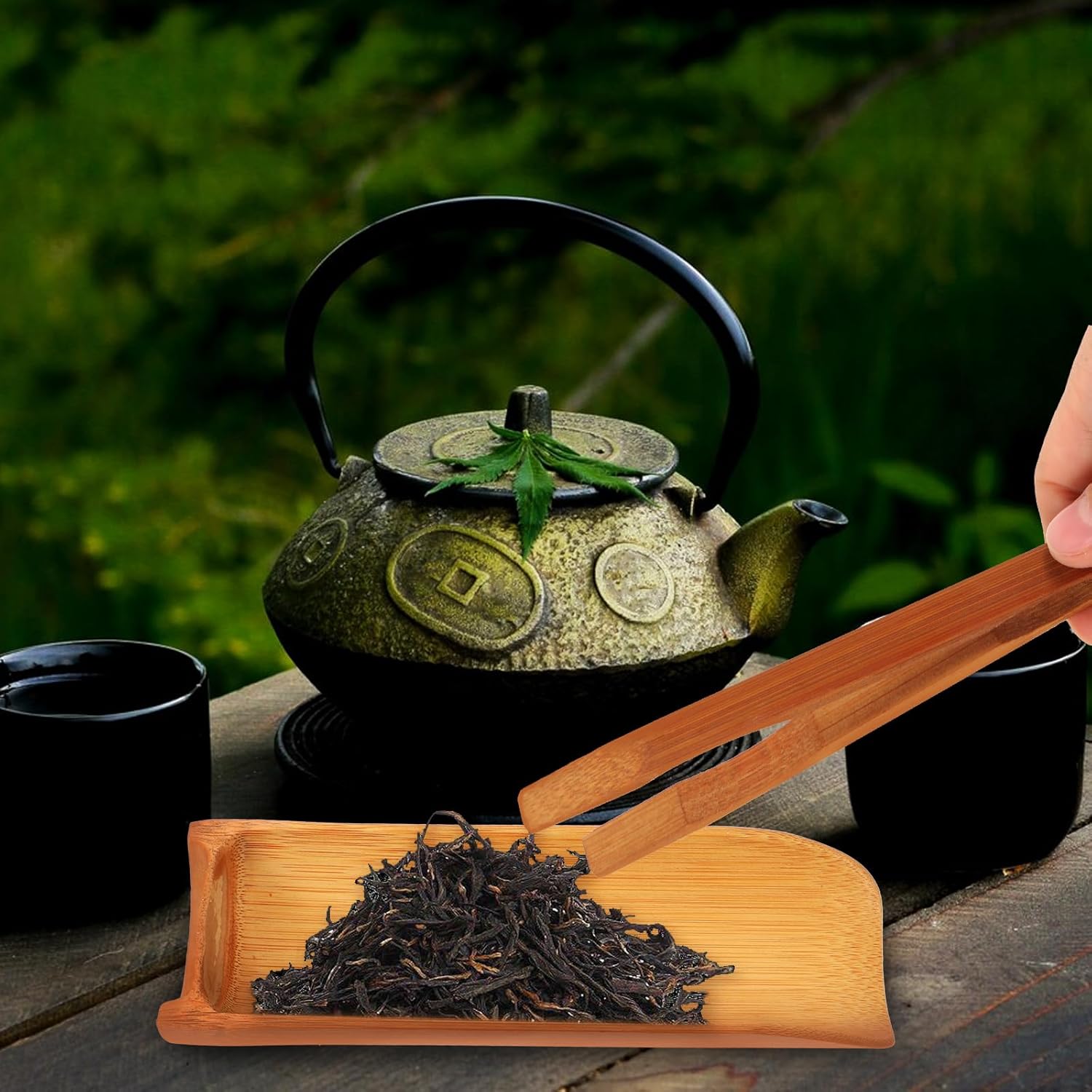 Artibetter 3pc Bamboo Tea Tools Set for Matcha and Tea Ceremonies