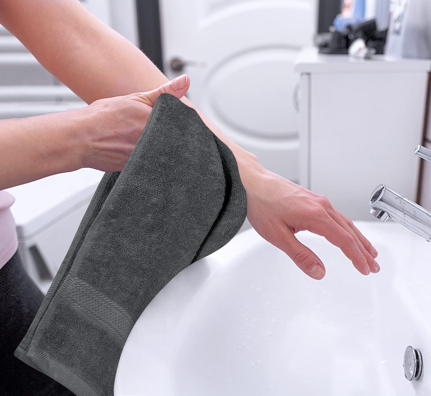 Utopia Towels 6 Pack Premium Hand Towels Set