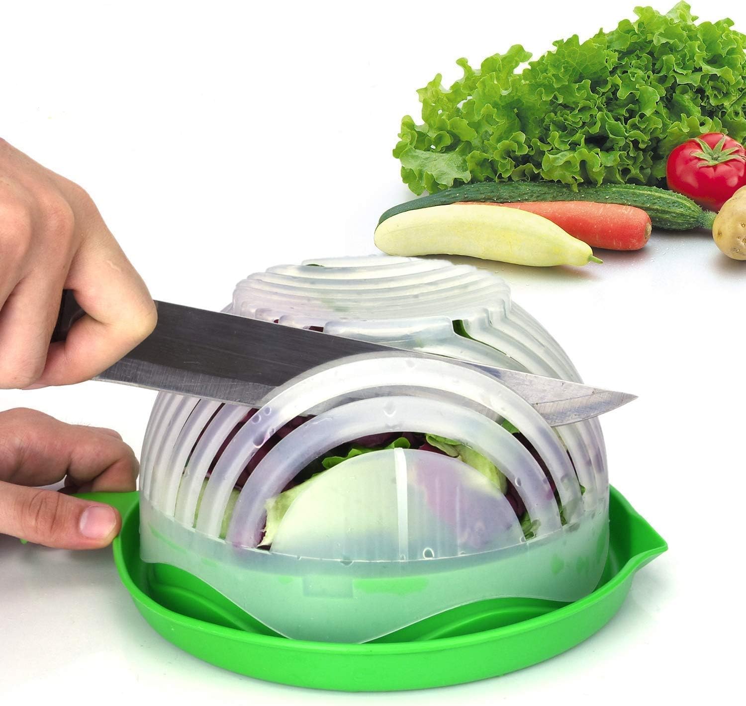 WEBSUN Salad Cutter Bowl Upgraded Salad Maker