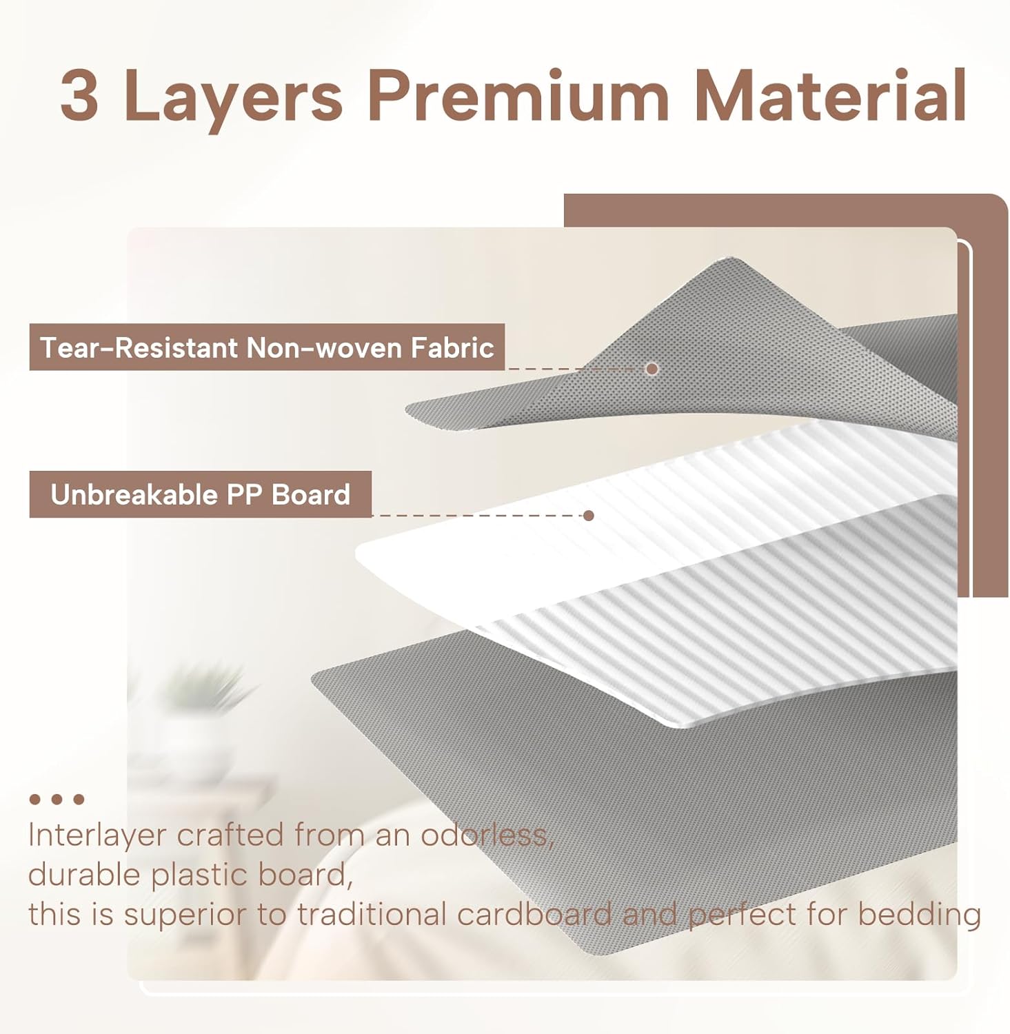 Criusia Bed Sheet Organizers 6 Pack Foldable Storage Box