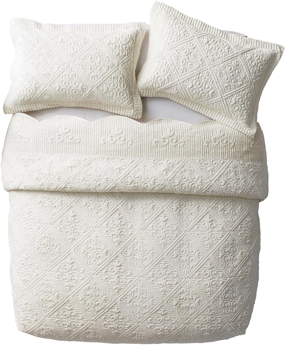 VCNY Home Quilt Set 3-Piece Plush King Size