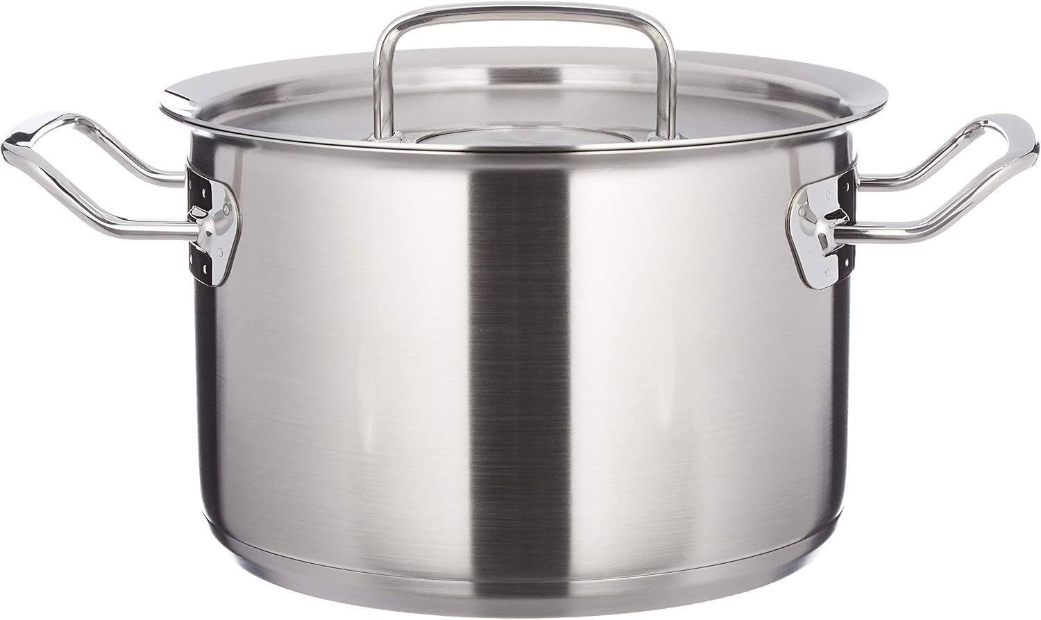 Fissler Pure-Profi Stainless Steel Stockpot with Metal Lid Induction 79-Inch