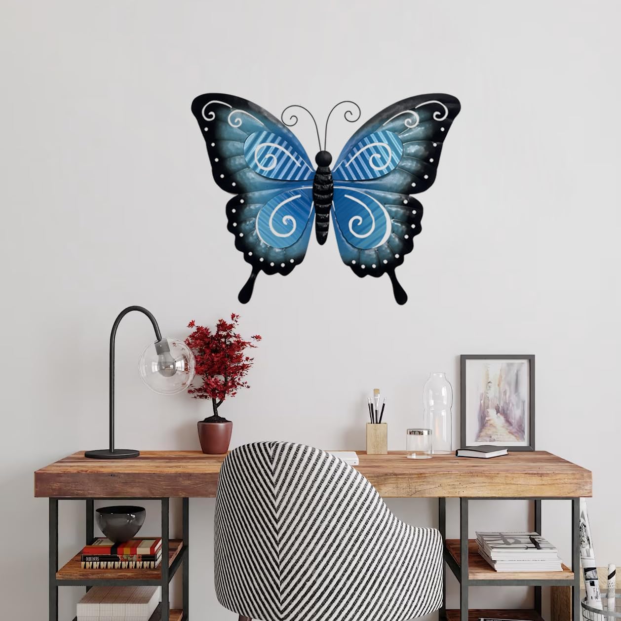 ABELOTS Metal Butterfly Wall Decor 3 Pack