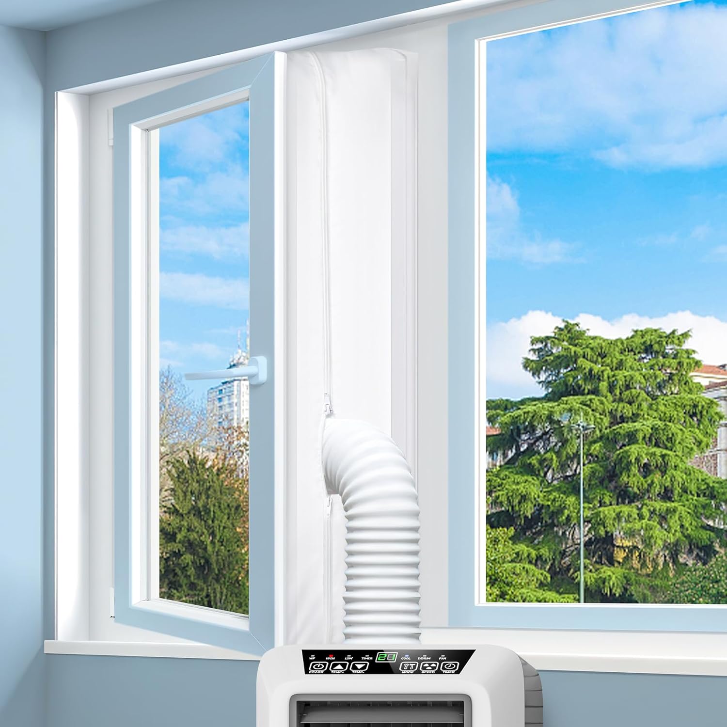 Gruntbear Portable AC Window Seal Kit 500CM
