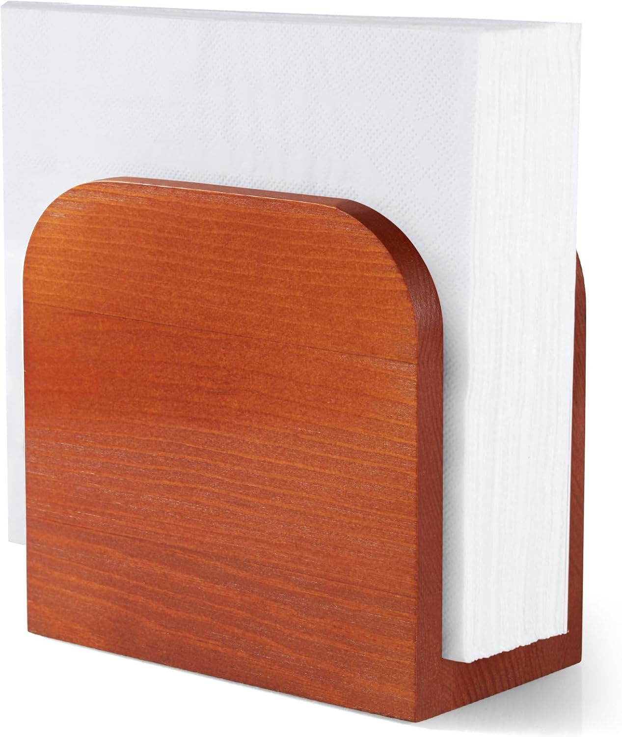 ALELION Acacia Wood Napkin Holder for Table