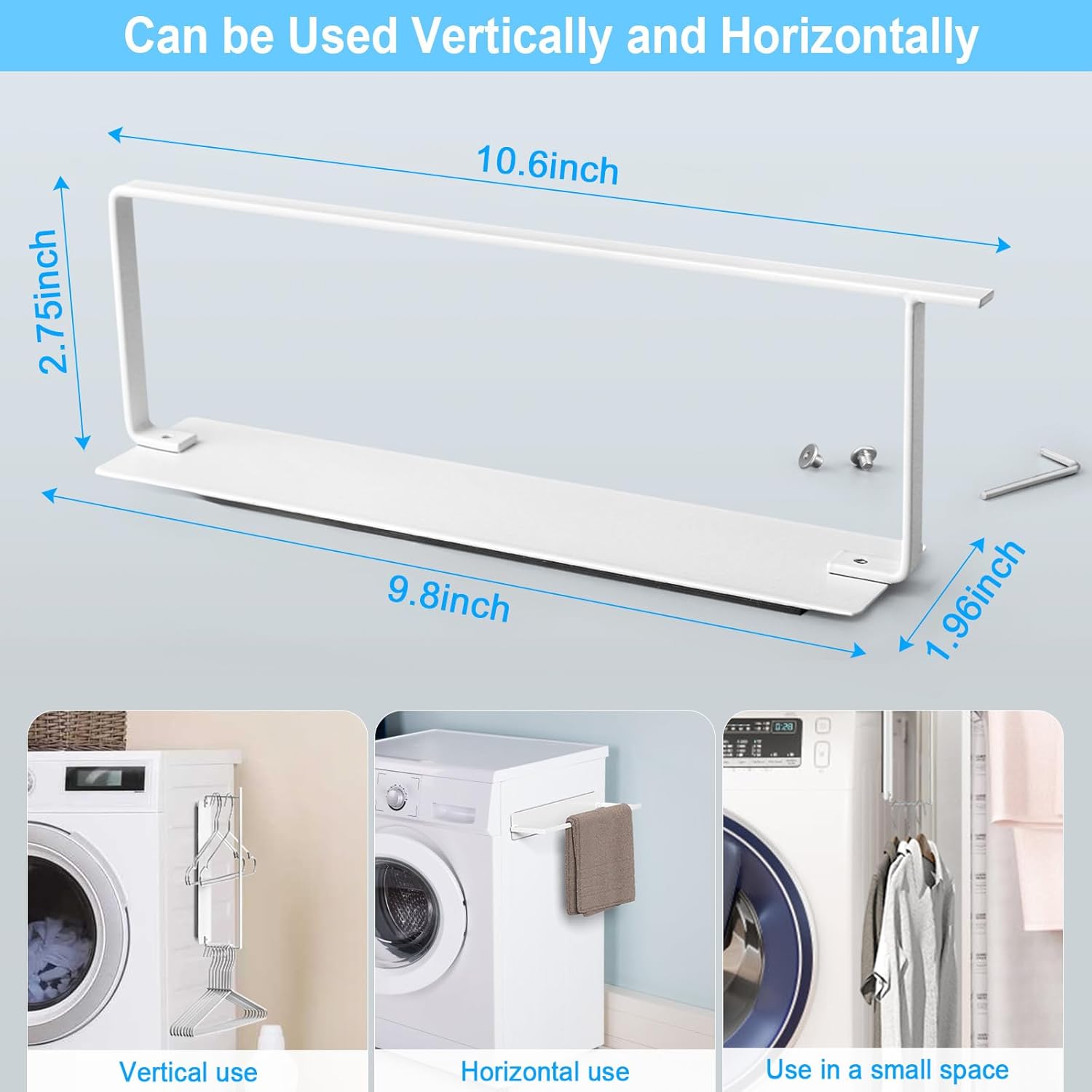 Magnetic Hanger Organizer for Laundry Room Storage